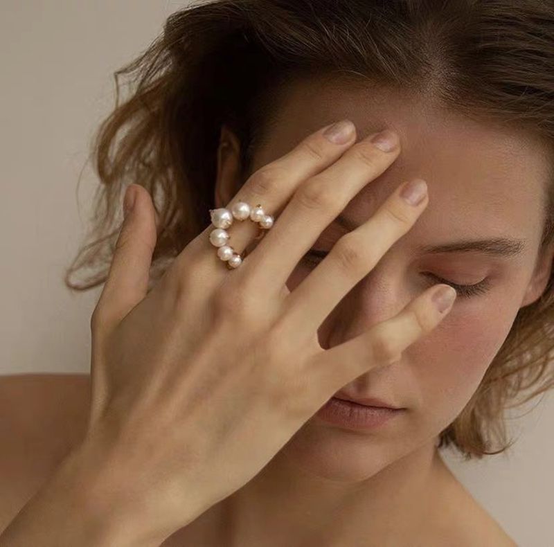 【迷度】14k镀金法式ins指环