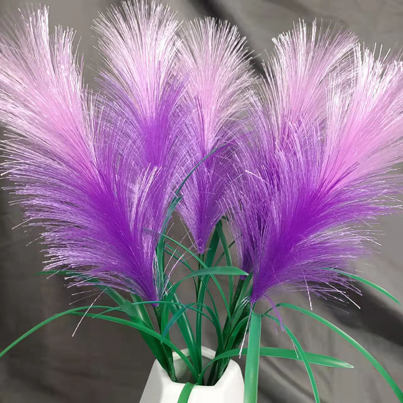彩色丝带吸管芦苇草手工diy材料包 自己制作礼物 缎带创意仿真花