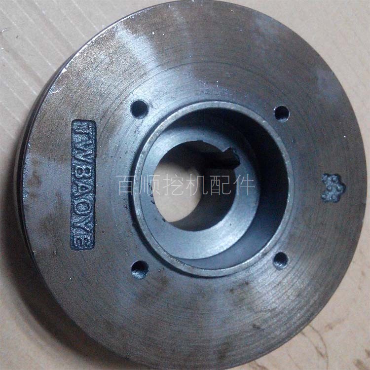 日立EX ZAX神钢SK住友SH100 120挖掘机4BD1 4BG1曲轴皮带轮