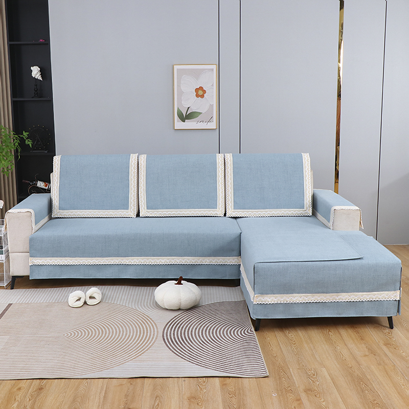 欧式防滑亚麻通用沙发巾靠背巾扶手巾全盖后背盖布简约现代沙发垫