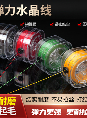 进口水晶线扁皮筋弹弓皮筋绑线耐磨串珠手串松紧高弹力文玩串珠线