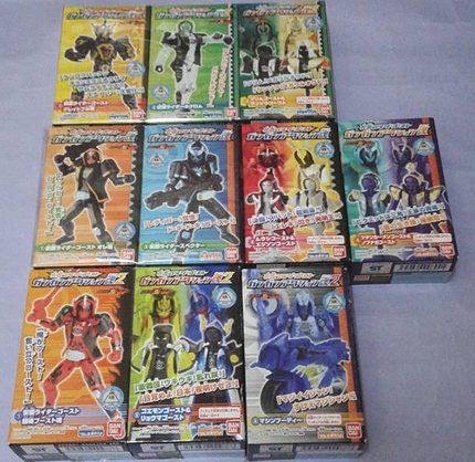 假面騎士Ghost GC食玩版盒蛋 沒外傳双裝創掌動x shf zero one