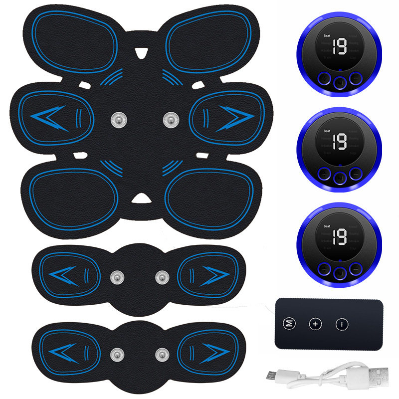 智能EMS微电流健身仪电刺激训练器便携式肌肉按摩器懒人减肚子男