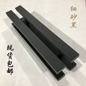 黑色酒店KTV木门大门拉手定制古铜拉手 现货不锈钢加厚玻璃门把手