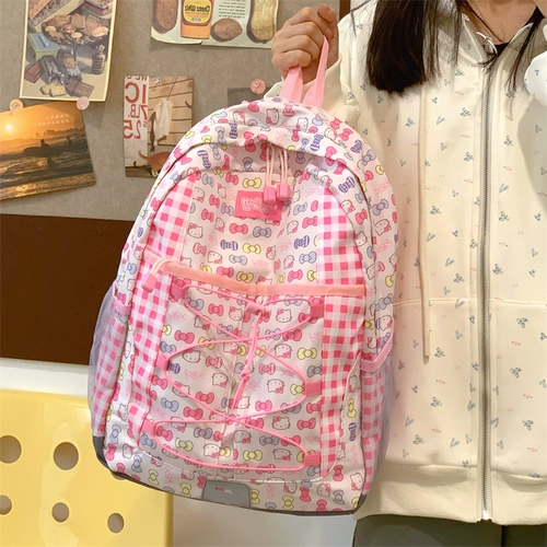 Ранец, высококачественная милая сумка через плечо, рюкзак, для средней школы