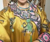 瑜玥传琦香云纱宋锦老软缎桑蚕丝刺绣太太服格格服大水袖 盘扣中式