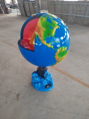 地球仪模型3D立体地形地貌教学仪器地理沙盘大型落地摆件日地理园