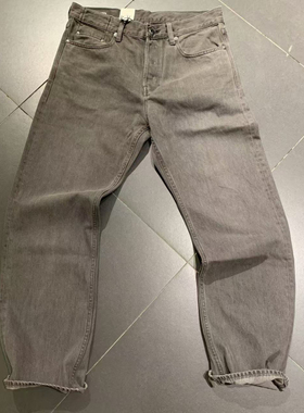 G-STAR专柜正品男士灰做旧潮百搭休闲超帅直通牛水洗牛仔裤23691