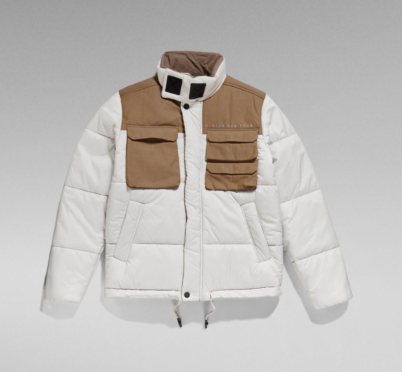 G-STAR厚棉服冬季拼接棉服
