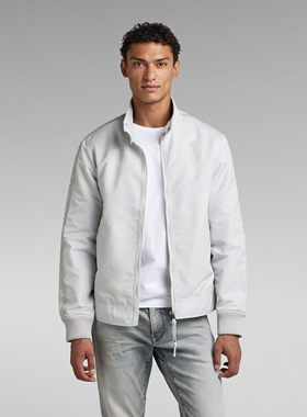 G-STAR专柜正品男质感工装型男潮流翻领复古浅色夹克外套D22896