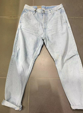 G-STAR专柜正品男士潮牌浅水洗宽松款微弹牛仔裤D19928.C967.D125