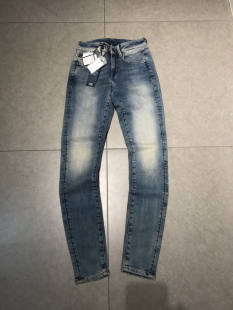 G-STAR专柜正品 特价女款显瘦水洗休闲柳钉春秋冬牛仔裤D12902