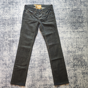 G-STAR专柜正品特价女款直筒长裤显瘦水洗休闲黑蓝气质刺绣牛仔裤