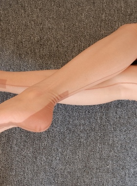 模特实拍欧美古董后竖线纯丝无弹力平纹中缝背线玻璃丝长筒袜多码