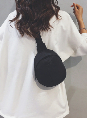 简约轻便胸包女2025新款休闲百搭斜挎包运动旅游骑行单肩小背包潮