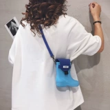 Мультяшные сапоги, обувь, сетчатая сумка через плечо, небольшой дизайнерский мобильный телефон, сумка для телефона, популярно в интернете