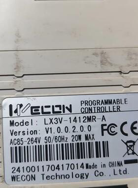 拆机维控PLC LX3V-1412MT-A