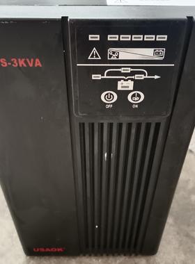 USAOK       UPS-3KVA图片实物拍摄 可通电