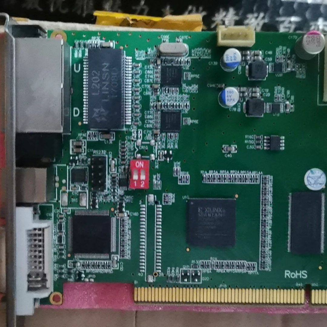 灵星雨TS802D全彩发送卡控制卡 带载130万点 功能正常