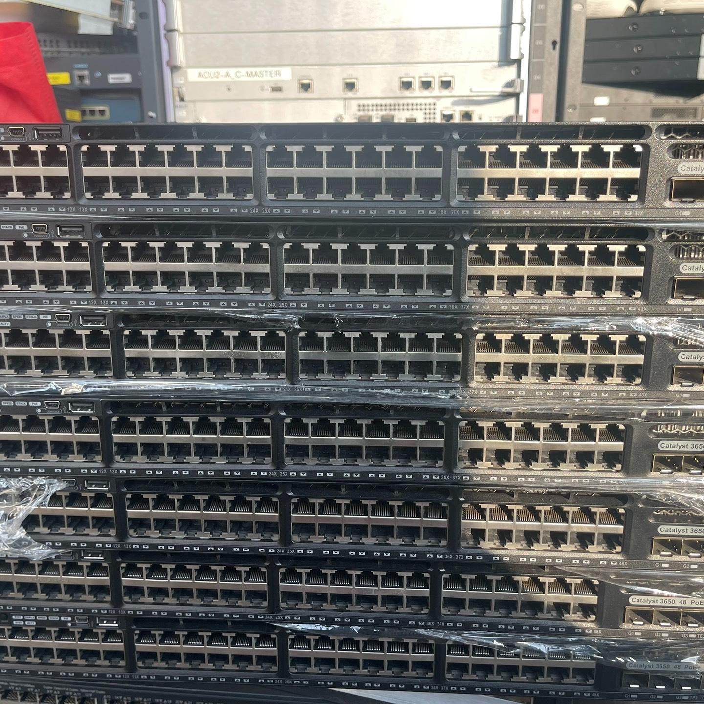 思科Cisco WS-C3650-48FD-S 三层核心交换