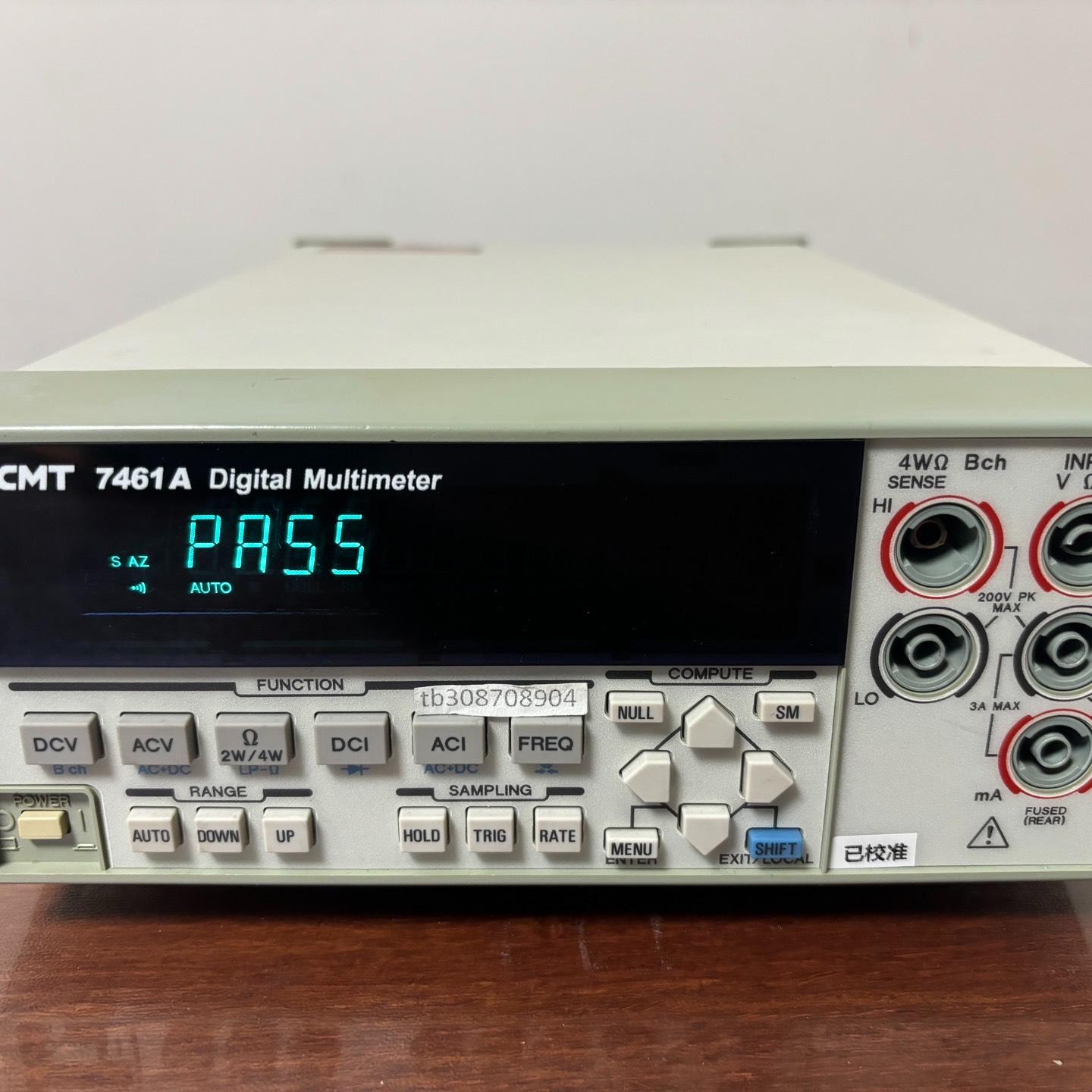 爱德万/ADCMT7461A 台式万用表 新校准包好包精度