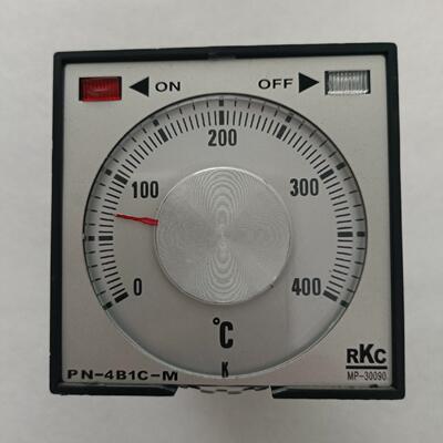 RKC指针式温控表PN-4B1C-M带安装支架 9成新现货1