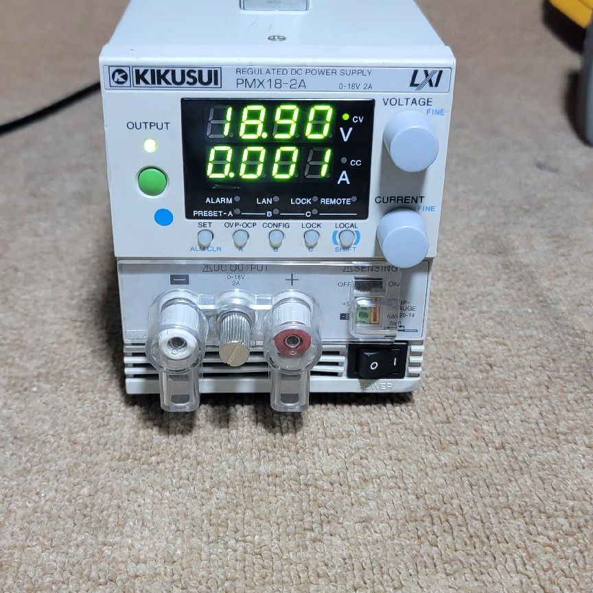 新款KIKUSUI菊水PMX18-2A线性稳压电源 18V2