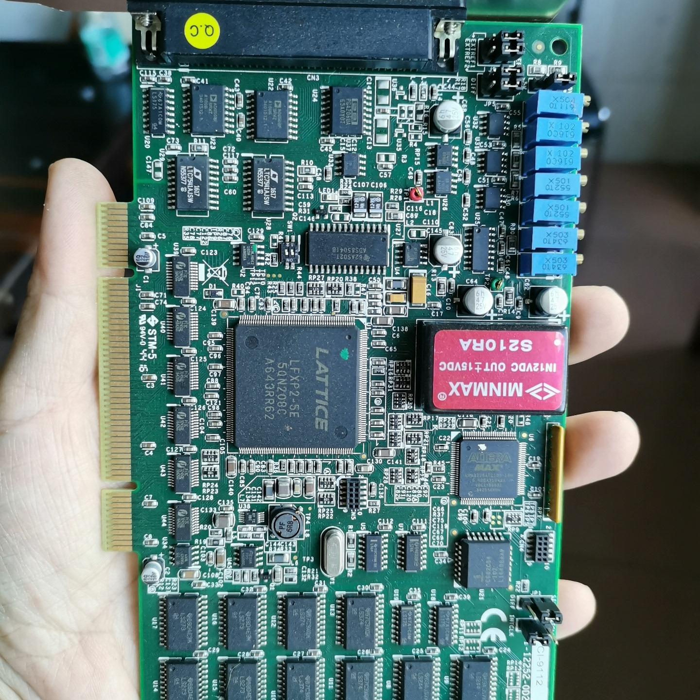 拆机 I/O卡 PCI-9112 多功能数据采集卡 51