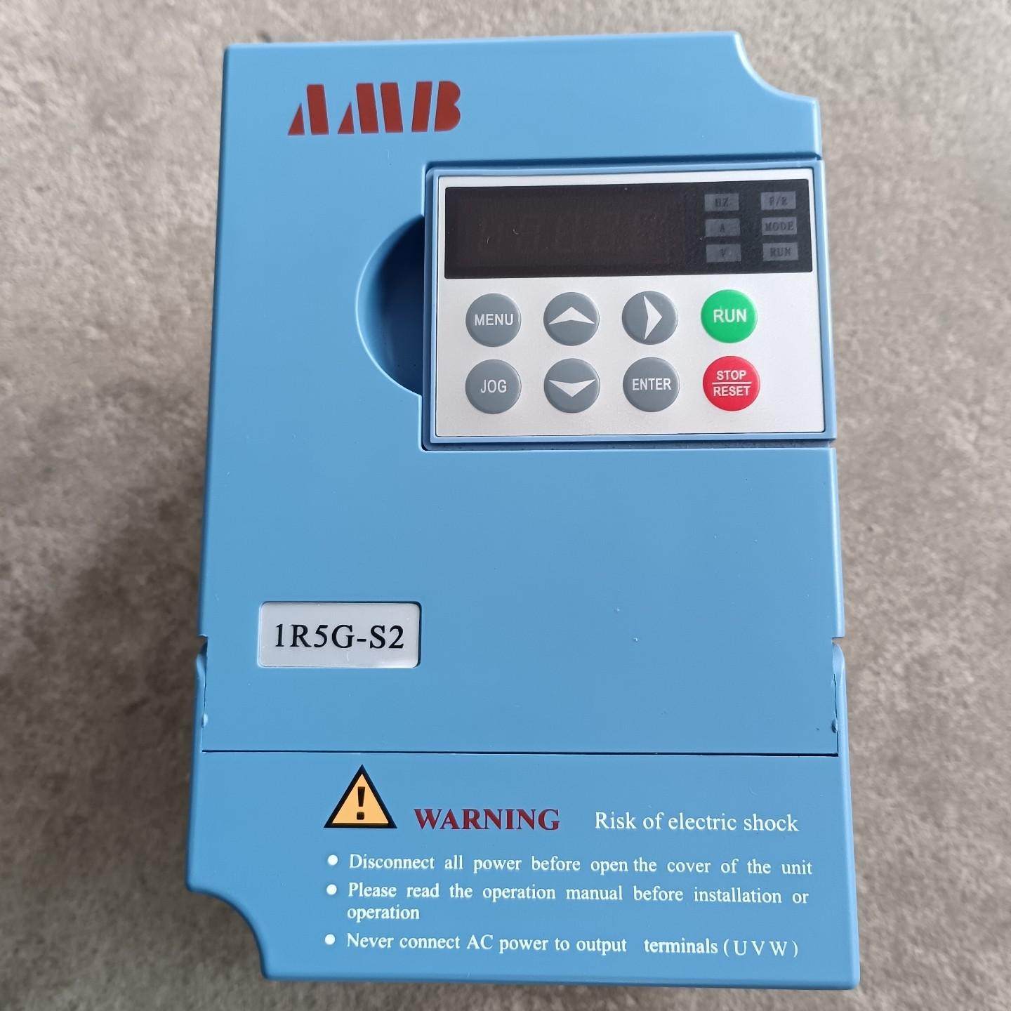 安邦信变频器 AMB100-1R5G-S2 220V 1.5