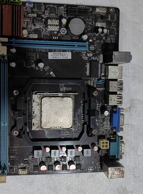 AMD A55主板 FM1接口 带挡板。主板成色如图 接