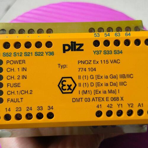 PILZ 皮尔兹安全继电器 PNOZ Ex 115 V