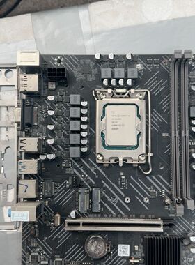 板u套装H610M主板i5-12400f  支持12代CPU