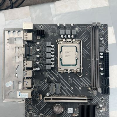 板u套装H610M主板i5-12400f  支持12代CPU