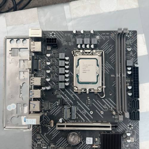 板u套装H610M主板i5-12400f  支持12代CPU