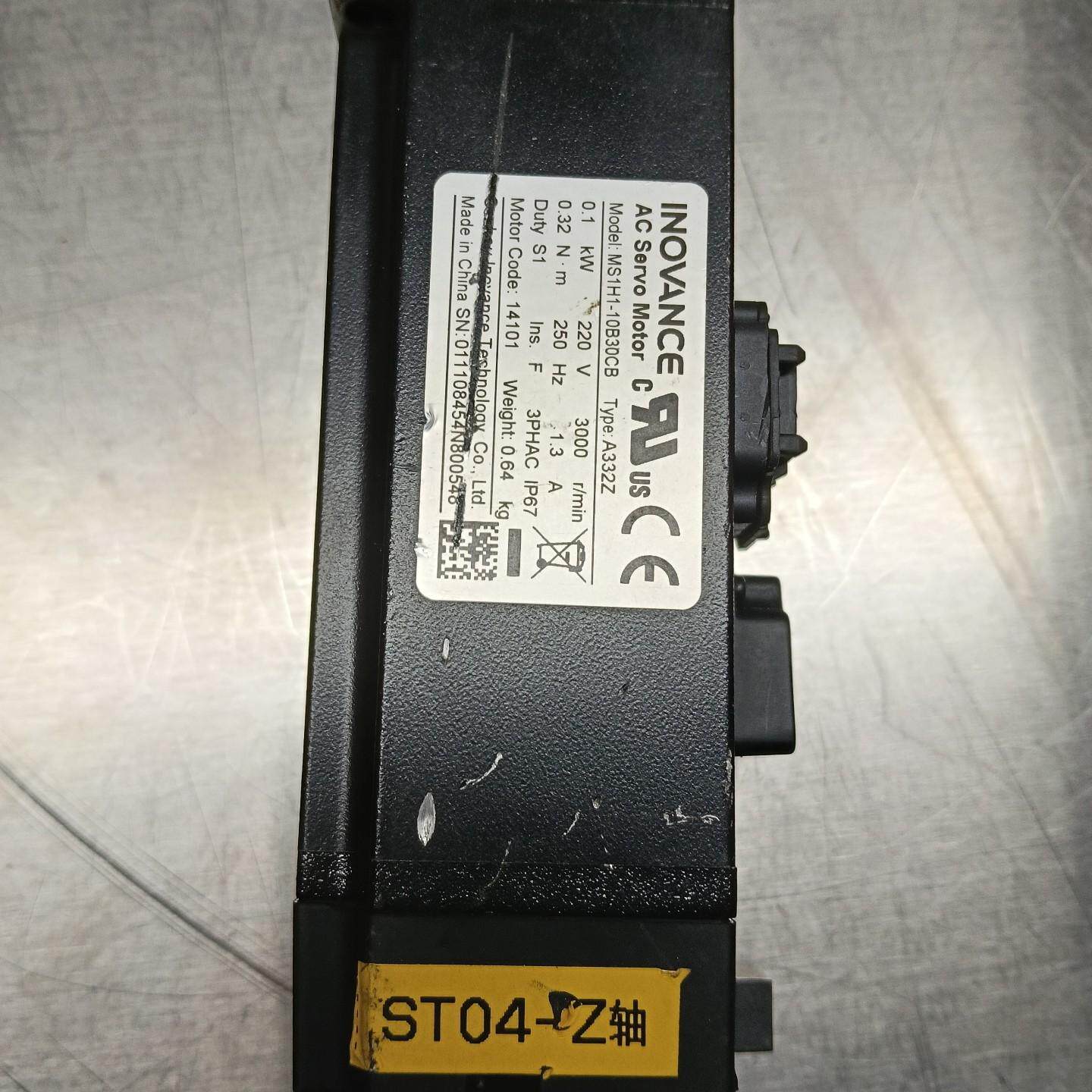 汇川伺服电机MS1H1-10B30CB-A332Z