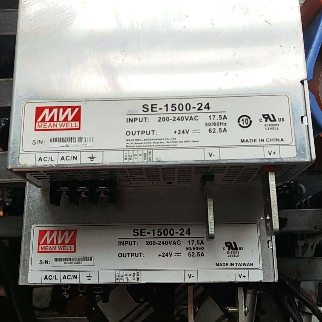 明纬SE-1500-24开关电源24V62.5A 大功率电源