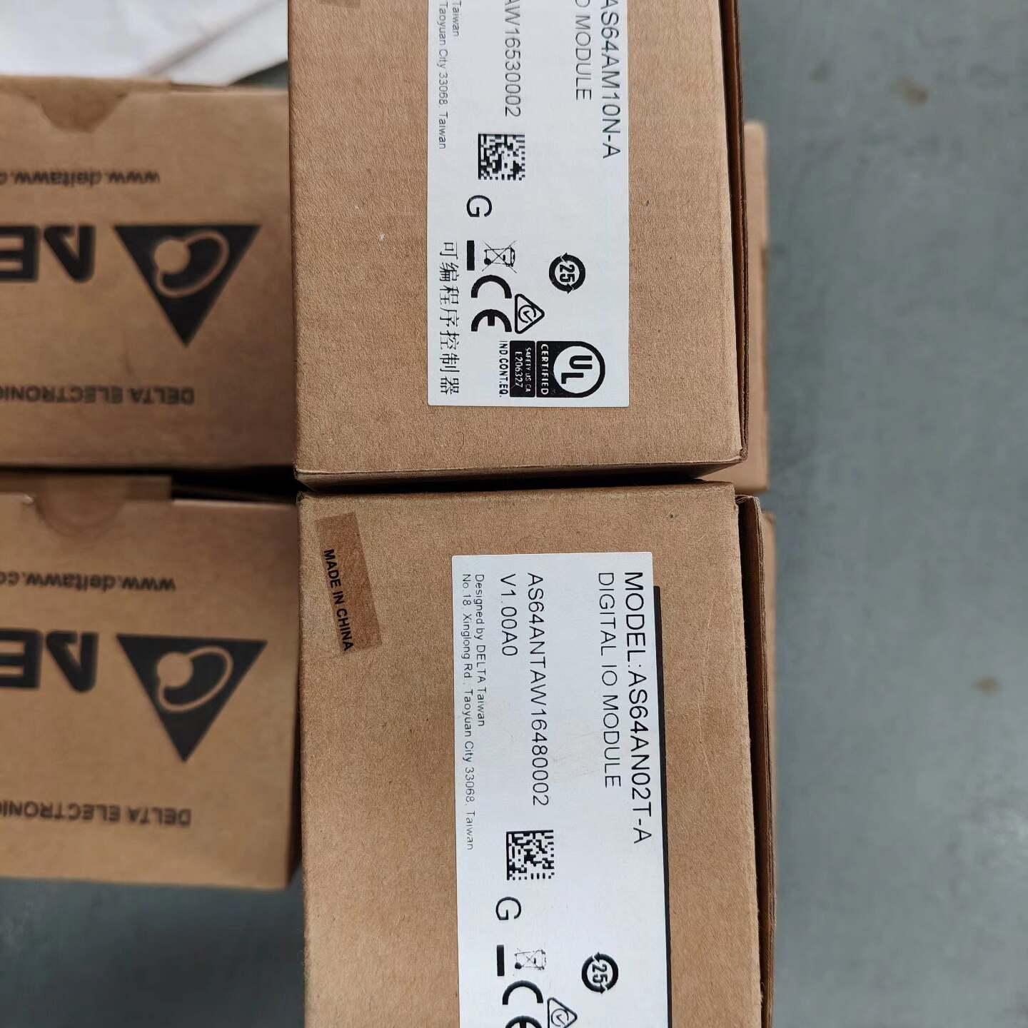 台达PLC模块 型号AS64AM10N-A、AS64AN