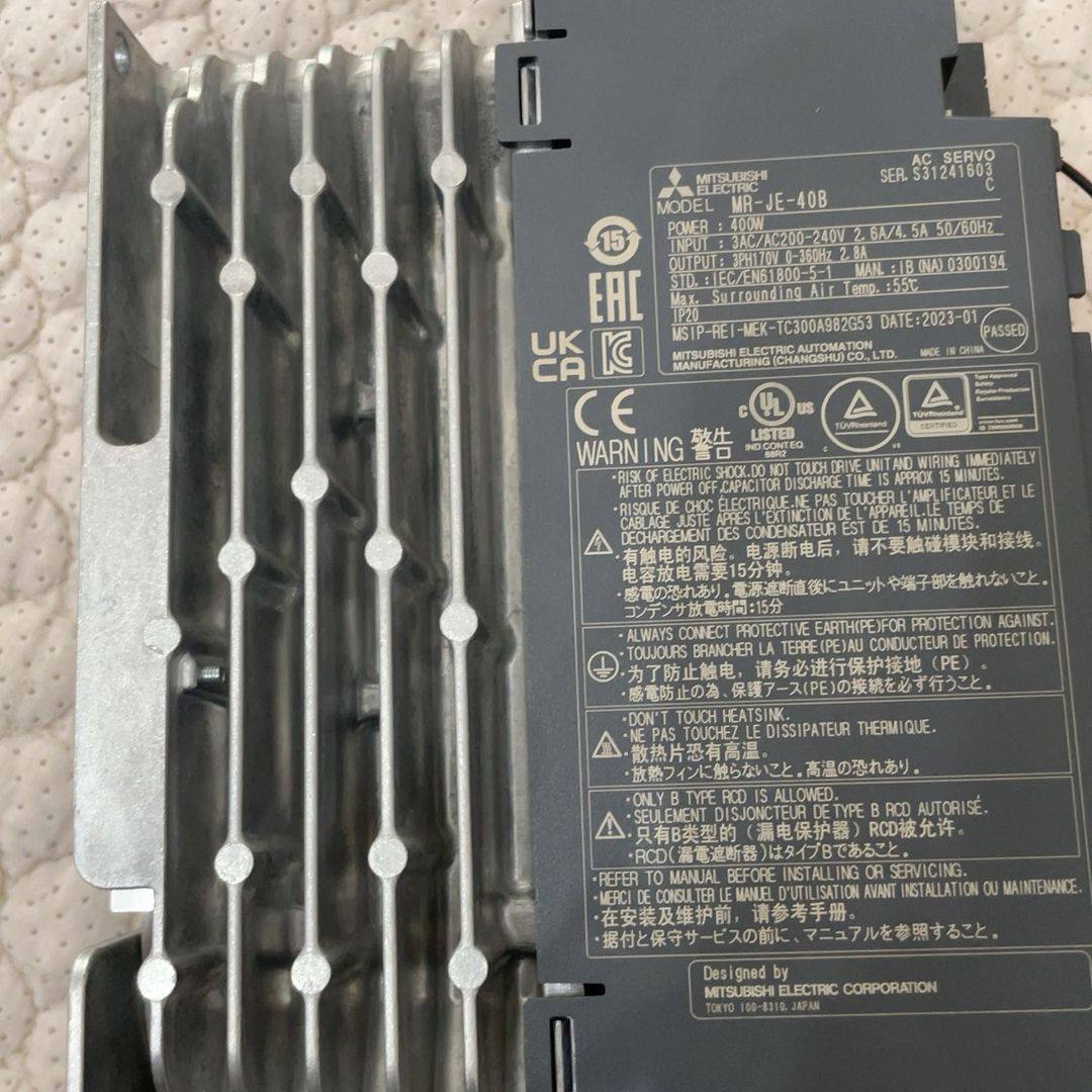伺服驱动器 MR-JE-40B 拆机件 成色可以 年