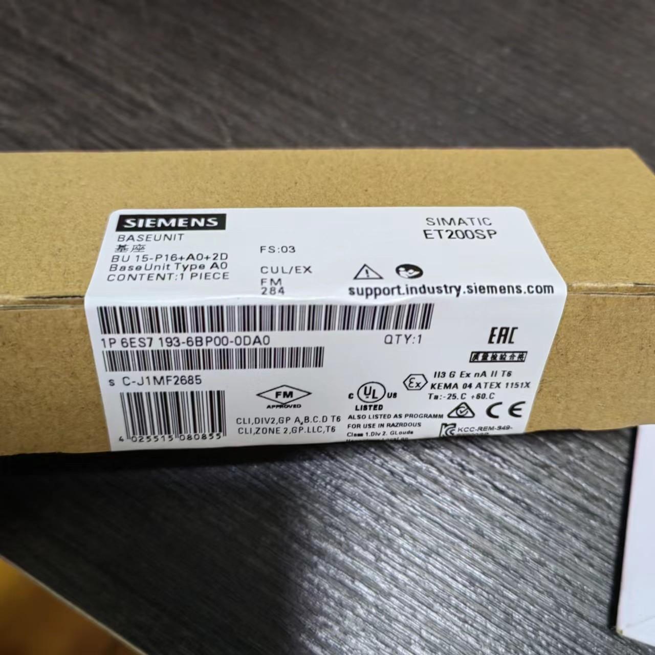 6ES7 193-6BP00-0DA0 为