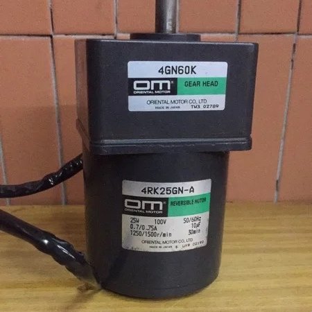 日本东方电机4RK25GN-A配4GN60K减速器 拆机