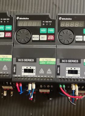 士林变频器SC3-021-0.75K 0.75KW 220V