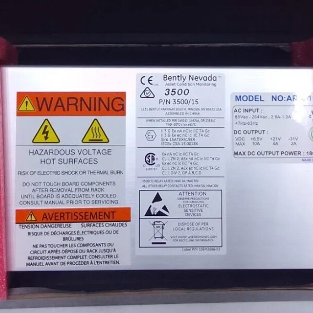 BENTLY NEVADA 3500/15 106M1079