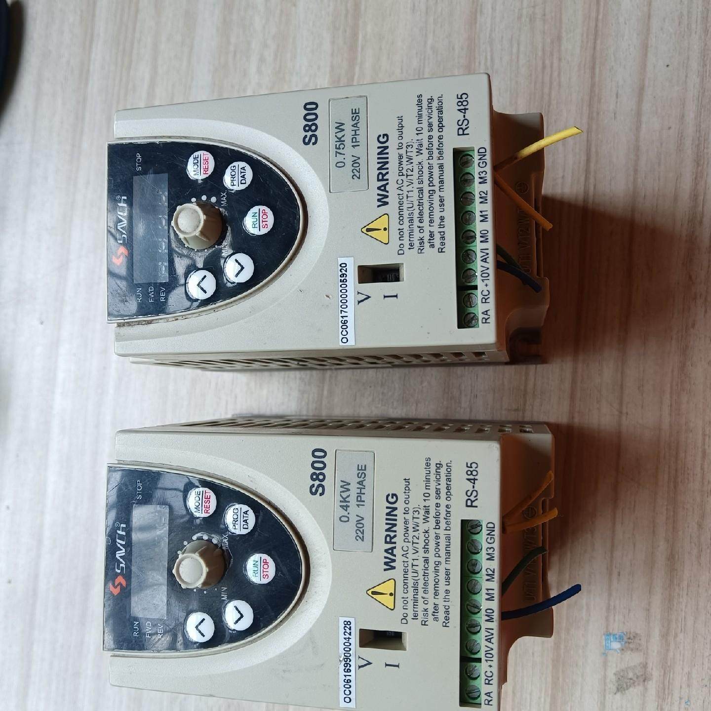 台湾三基S800变频器  S800-2S0.75G（5台