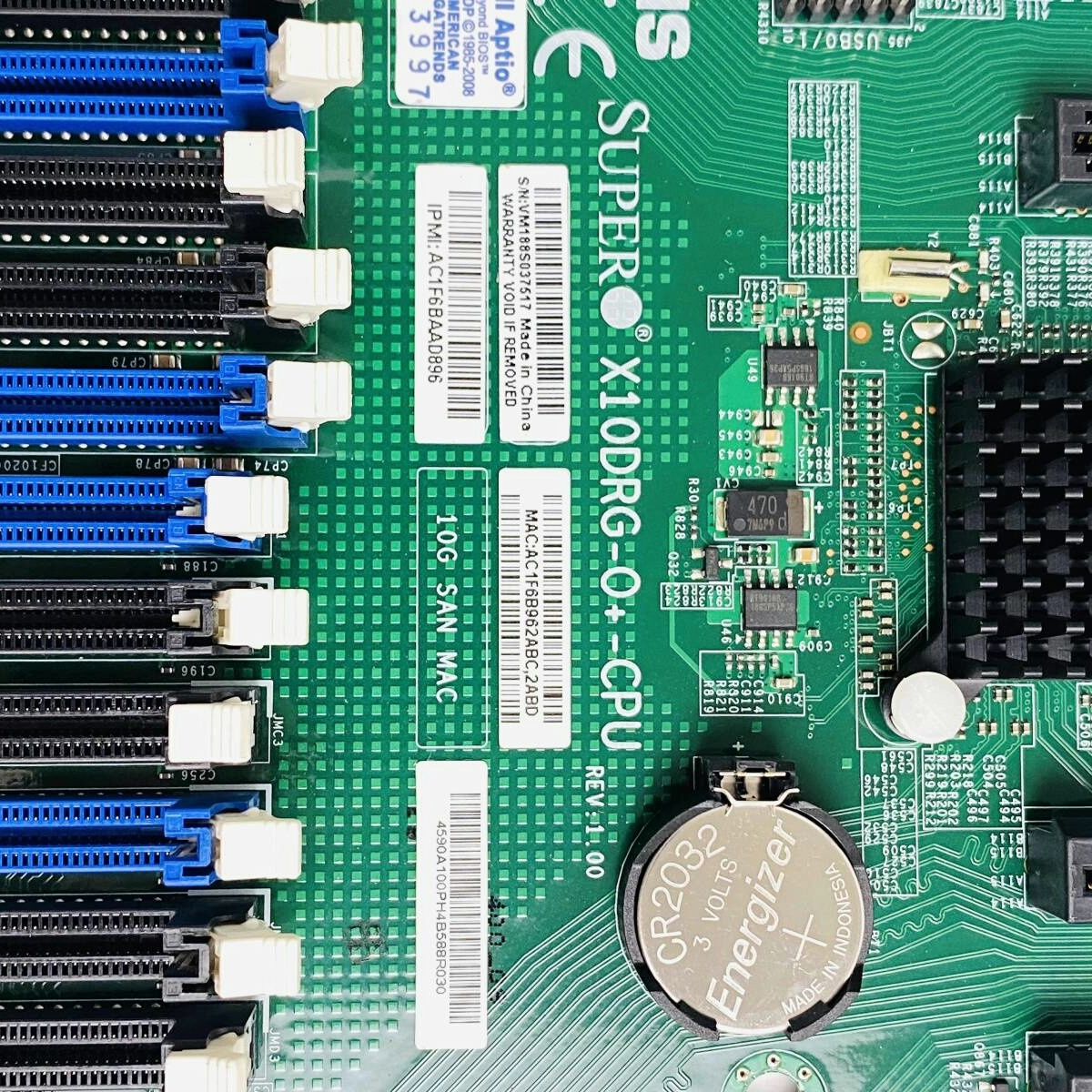 超微supermico X10DRG-O+-CPU 服务器双