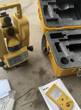 塞特L T2J电子经纬仪 黄色外观 功能齐全。机器带电池