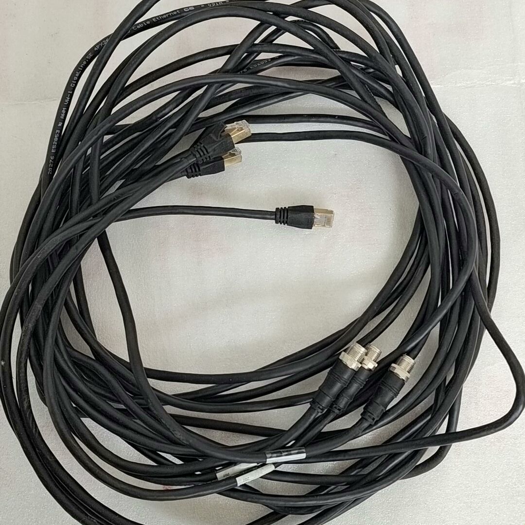 M12-8P X code公头转RJ45工业以太网连接器 千