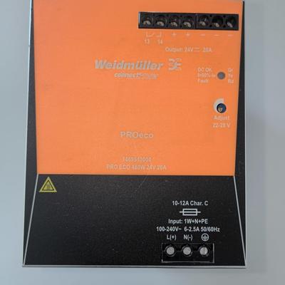魏德米勒PRO ECO 480W 24V 20A电源 型号1