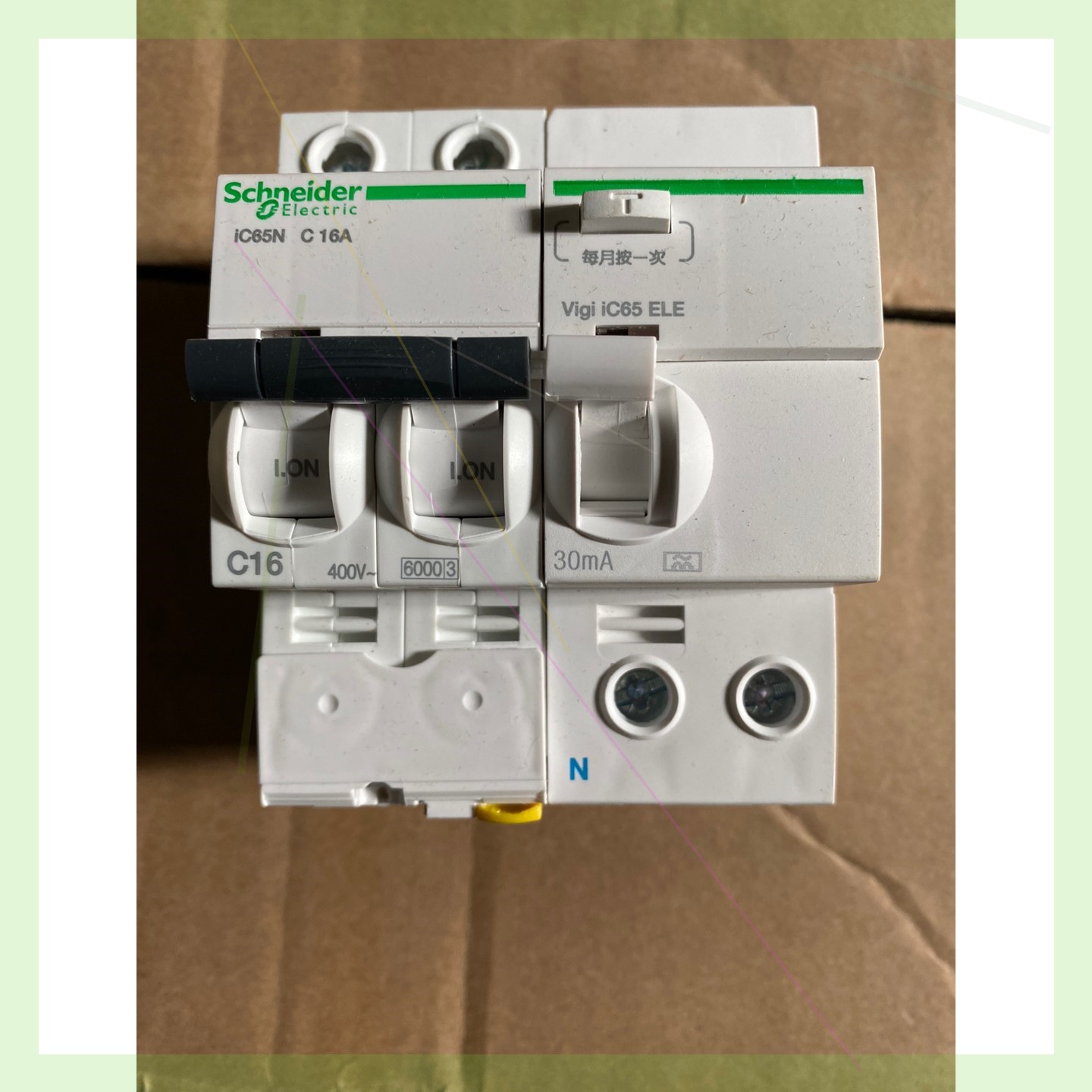 iC65N-C16A/2P+Vigi ELE 30mA AC