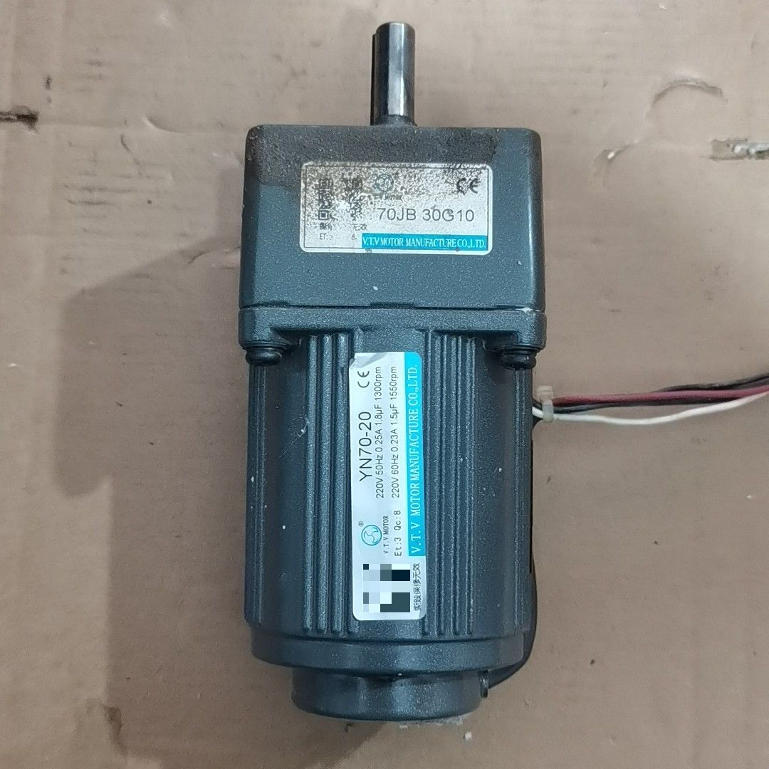YN70-20减速电机 70JB 30G10  剪线拆机 实