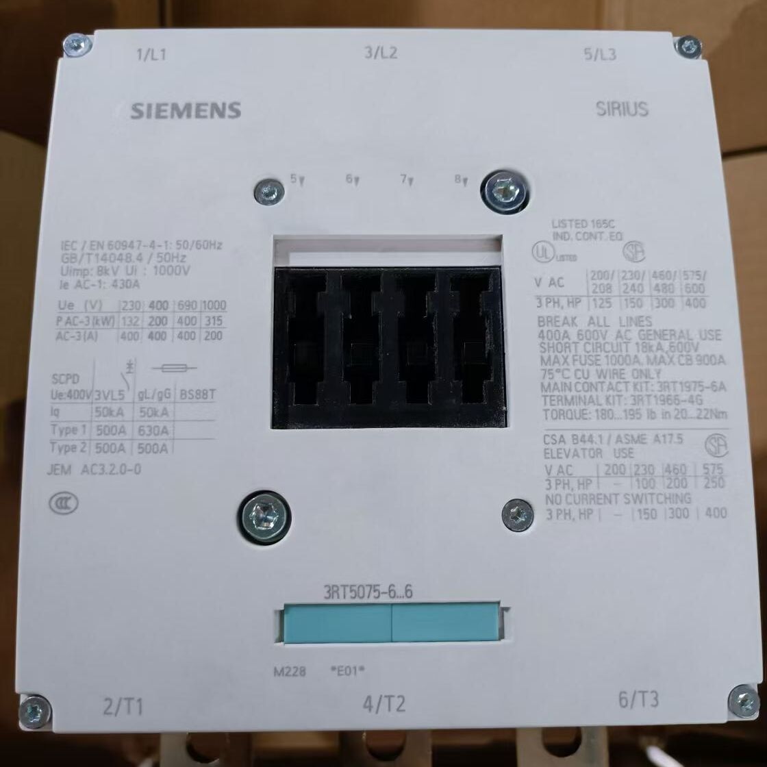 3RT5075-6NF36接触器